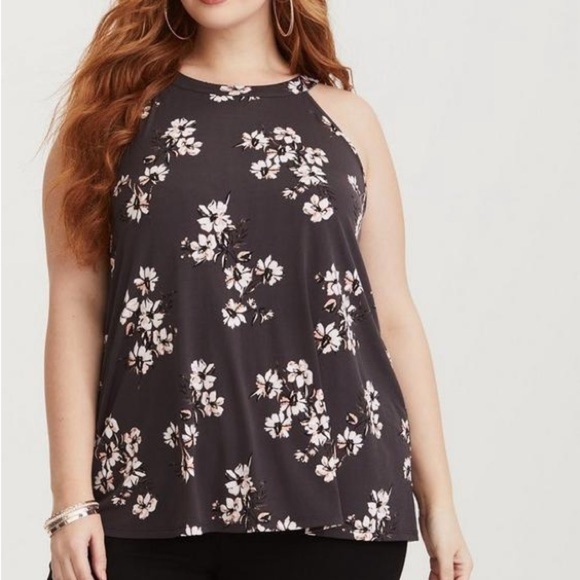 Torrid Studio Knit High Neck Tank. Pre-Owned. - Picture 1 of 7